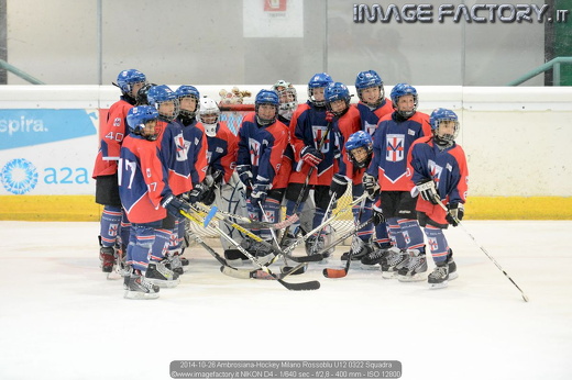 2014-10-26 Ambrosiana-Hockey Milano Rossoblu U12 0322 Squadra